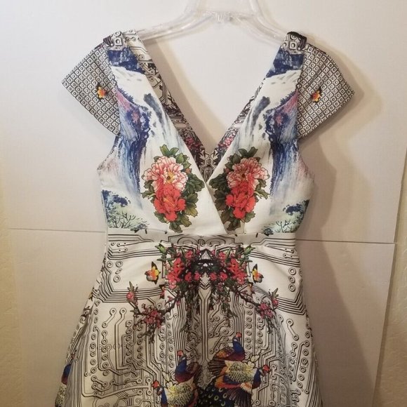 PICCIONE PICCIONE Dress Size 42 Style PE16A111 SHT 001 Made In Italy w/flaw - Picture 2 of 14